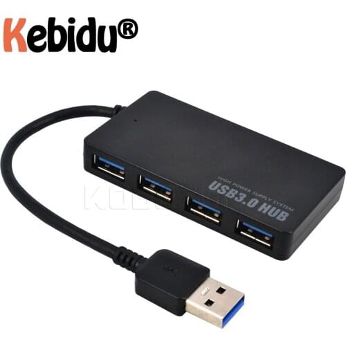 5Gbps High Speed Usb 3.0 Hub 4 Ports USB Splitter Adapter For PC Laptop