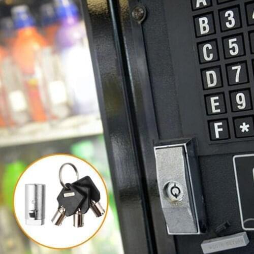 Vending Machine Replacement Cylindrical Lock Core Mailbox Cabinet 19mm Press Lock Core Tubular Key Cylindrical Lock