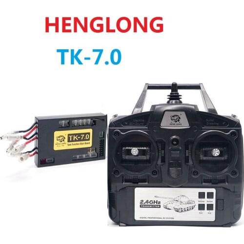 Henglong tank parts/Accessories TK-7.0 Version RC Tank Main Board Receiver + 2.4GHz Transmitter Kids Toy Accessories