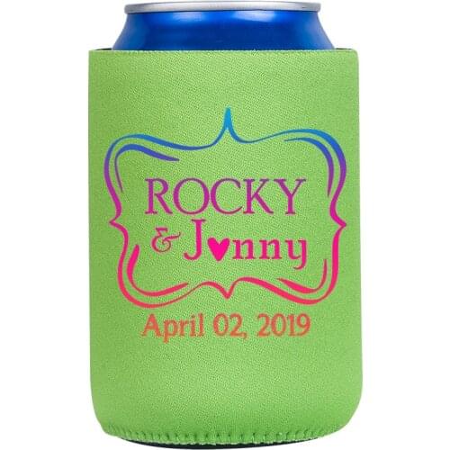 Tough Foam Drink cooler as Wedding gifts in marriage celebration can coolers for anniversary party giveaways