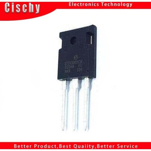 1pcs/lot STTH3003CW STTH3003 STTH30R03CW TO-247 30A 300V Fast Recovery Rectifier Diode In Stock