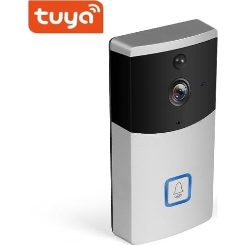 1080P HD Video Doorbell Wifi Smart Home Tuya App Phone Call Audio Intercom Wireless Door Bell Camera Two Way Audio
