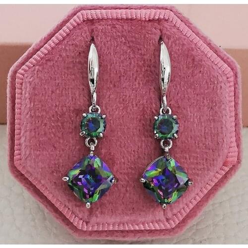 2021 new trendy Color princess earring for women anniversary gift jewelry wholesale E5974