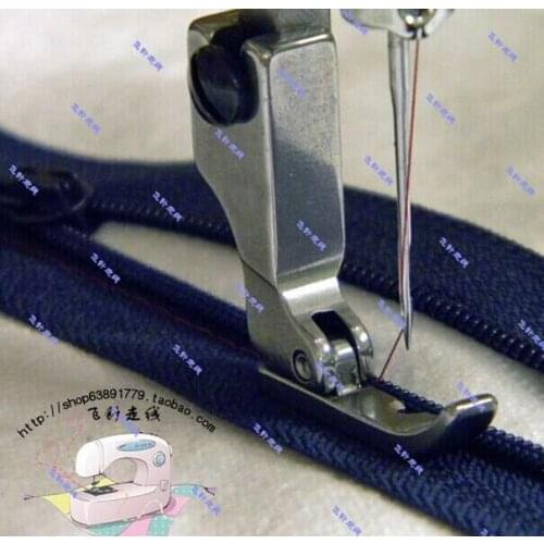 2pcs industrial Right side Sewing Machine Narrow Hinged Cording Zipper ZIP RIGHT FOOT P36N