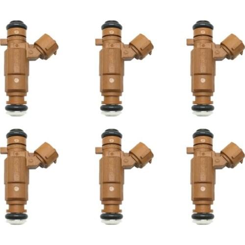 6Pcs Fuel injector for Hyundai1998-2004 Kia 1.8L L4 FJ497#9260930008 0K2A5-13250 842-12246 0K2A513250