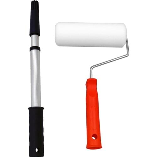 7'' Sponge Painting Roller with 17inch Telescopic Rod Wall Foam Roller