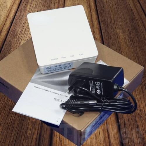 Free shipping 10pcs 14pcs/Lot 90% New used HG8010H EPON ONU ftth Fiber Optic ONT Router with power Secondhand HUAWEI EPON 1GE