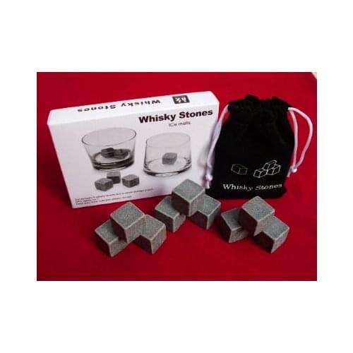 Fedex free shipping!!!1440pcs/lot Whisky stones with retail box Whiskey stone beer drink cooler ice cube rock Great Gift