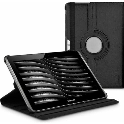 360 Degree Rotating Flip PU Leather Cover Case For Samsung Galaxy Note 10.1inch GT-N8000 N8010 N8020 N8005 SCH-I925 Tablet Case