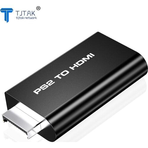 For PS2 To HDMI-compatibale 480i/480p/576i Audio Video Converter Adapter With 3.5mm Audio Output Supports For PS2 Display Modes