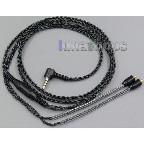 EachDIY 2.5mm TRRS Earphone Silver Plated OCC Foil PU Cable For Shure se215 se315 se425 se535 Se846 LN005652
