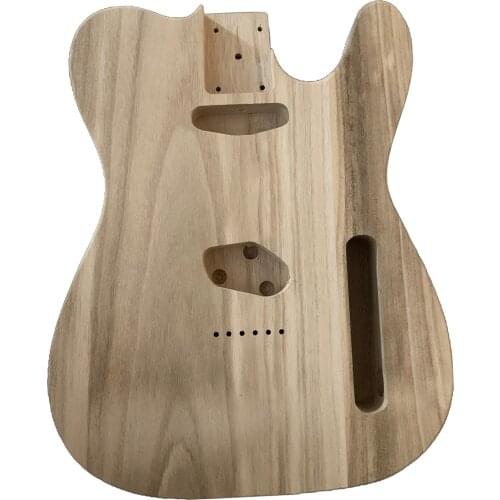 Electric Guitar Body T-Style Maple Empty Guitar Barrel to T Style Electric Guitar DIY Parts 39*32*4.2CM Gift for Lovers Beginner