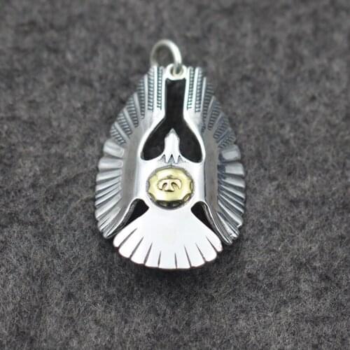 Takahashi Goro Flying Eagle S925 Sterling Silver Pendant Men And Women Thai Silver Retro Style Pendant