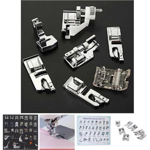32pcs/Set Domestic Multifunctional Sewing Machine Presser Feet Set Brother Singer Toyota maquina de costura embroidery machine
