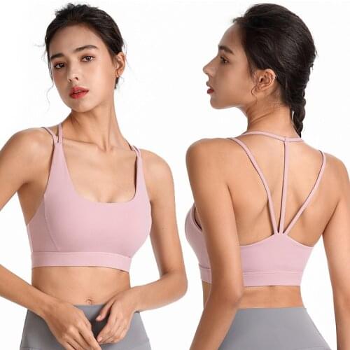 Sexy Plus Size Sujetador Deportivo Shockproof Running Sports Bra Top Quick-drying Breathable Push Up New Hollow Fitness Women