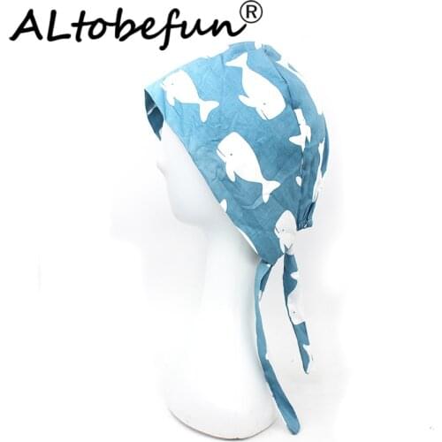 ALTOBEFUN Lady Rural Caps Women Classical Girl Bandanas Hip-hop Stretchy Turban Cap Female Headwear Chemo Hat Polyester BD100