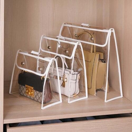 Bag storage bag, dust-proof bag, transparent finishing bag, protective cover, luxury moisture-proof wardrobe storage artifact