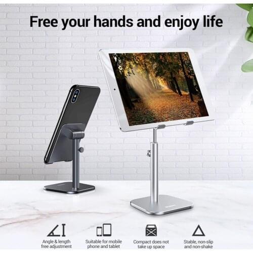 Universal Tablet Phone Holder Adjustable Aluminum Alloy Brackets For Office/Video teaching Accessories for Mobile Phones