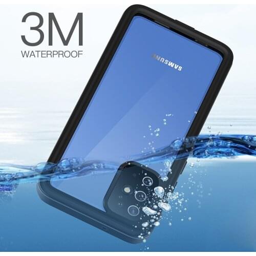 Waterproof Case For Samsung Galaxy S20 Ultra Soft Clear Dustproof Diving Cover For Galaxy S20 Plus Ultra Phone Cases Coque Funda