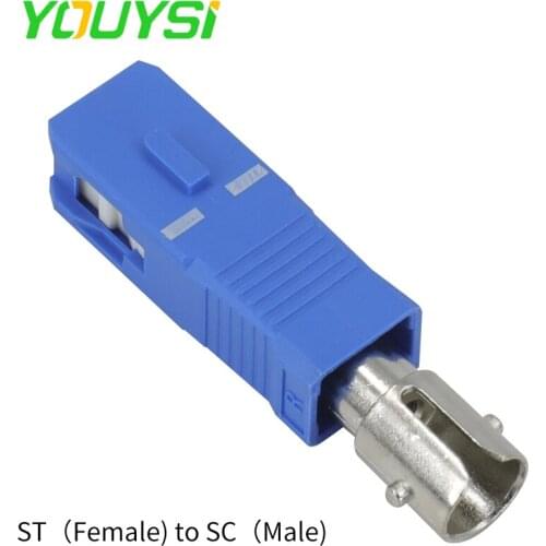 YOUYSI High quality ST To SC Female to Male Fiber Optical Hybrid Adapter For Optical Fiber Cables Connecter