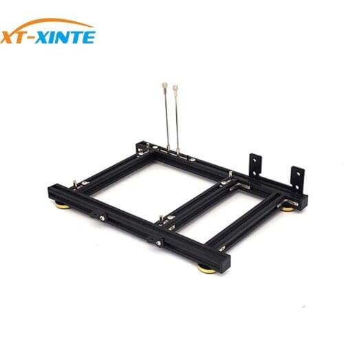 XT-XINTE Aluminum Test Bench for ITX/M-ATX/ATX Computer Open Frame Air Case HTPC PC Games GPU Twist In Cable Clamp DIY Kits