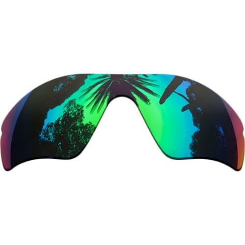 Green Mirrored Replacement Lenses for Radar Path Sunglasses Frame 100% UVA & UVB Anti-Reflective
