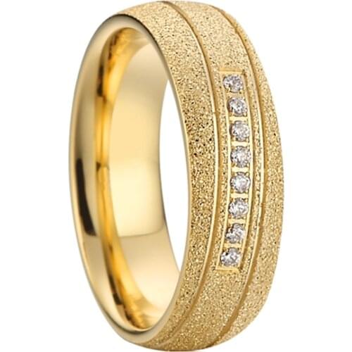 Womens Ring Finger Jewerlry Party Celebrity Shiny Emery Gold Plated wedding rings wholesale jewelry lots
