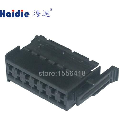 Free shipping 2sets auto 14pin auto plastic wiring harness cable male unsealed connector 929504-5
