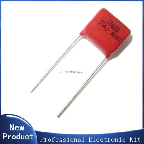 10pcs 400V 270NF 0.27UF 274J 330NF 0.33UF 334J Pitch 10mm 0.47UF 474J Pitch 15mm 400V 5% DIP CBB Polypropylene film capacitor