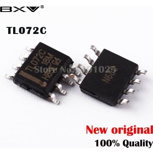 10PCS TL072CDR SOP-8 TL072C SOP TL072 SMD new and original
