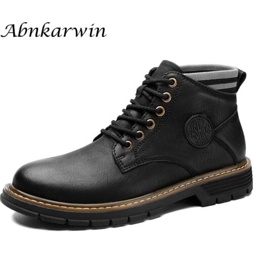 Abnkarwin Men's Classic Boots