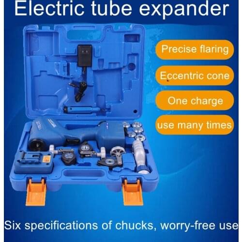 Aluminum electric tube expander VET-19-S metric and inch dual-purpose air conditioner copper tube flaring fast tube expander