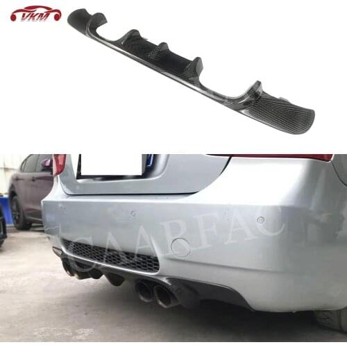 Carbon fiber / FRP Rear Diffuser Spoiler Bumper Lip Aprons Cover for BMW 3 Series E90 M3 2007-2011