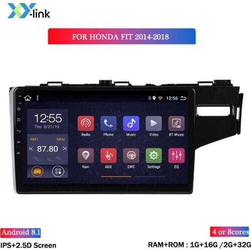 Car multimedia video player android For Honda FIT 2014 - 2018 RHD car radio GPS navigation system auto stereo audio no 2 din dvd