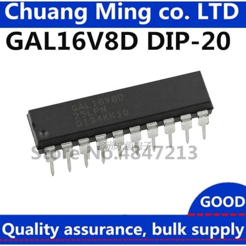 Free shipping 10pcs/lot GAL16V8D GAL16V8D-15LP GAL16V8D-15LPN DIP20 GAL16V8D-25LP GAL16V8D-7LP GAL16V8D-25QP DIP GAL16V8 16V8D