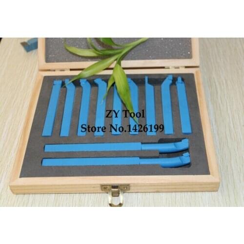 Free Shipping 8mm cemented carbide 11pcs/set turnning tools Lathe turning tool 8mm mini lathe tools set