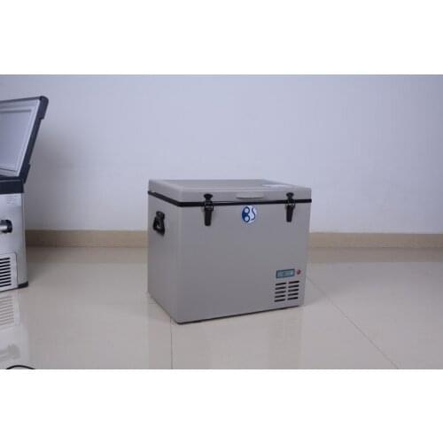 Free shipping to Russia 60L Car Refrigerator Portable Home Solar Powered Energy Fridge Camping Freezer Compressor