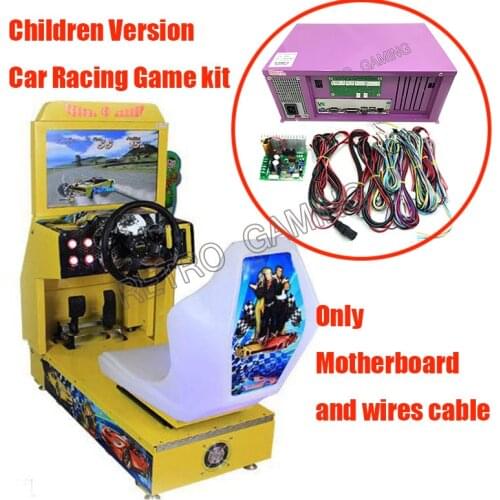 Children Car Racing Driving Game Motherboard Outrun Car Racing Simulator Game Console Kits for DIY Arcade Game Machine