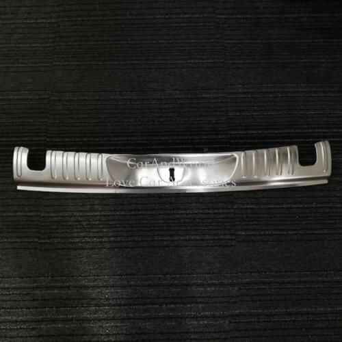 For 2014-2017 Jeep Cherokee Rear Trunk Bumper Door Sill Plate scuff Protector Frame Trim Stainless Steel Car-Styling Accessories
