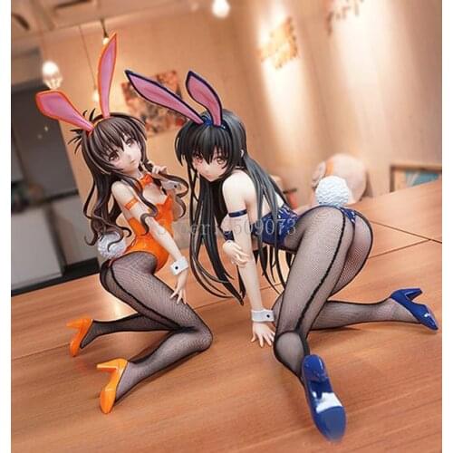 Anime Figure To Love Kotegawa Yui Bunny Girl Action Figure Toy Yuuki Mikan To Love Sexy Girl Figurine Collection Model Doll Gift