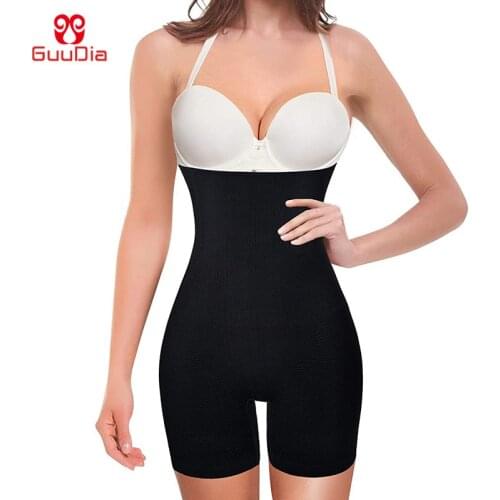 GUUDIA High Waisted Body Shaper Shorts 5XL Shapewear for Women Tummy Control Panties Thigh Slimming Waist Trainer Slimmer Shaper