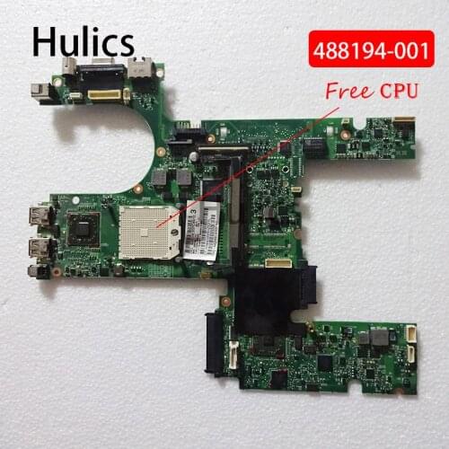 Hulics Original 488194-001 For HP compaq 6535B 6735B Laptop Motherboard DDR2 Main Board free CPU