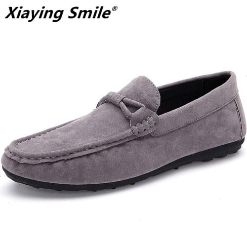 2018 Fashion Spring and Autumn Season New Bean Shoes Foot Tic Lazy Shoes Convenient for Driving Shoes Outdoor Casual Shoes