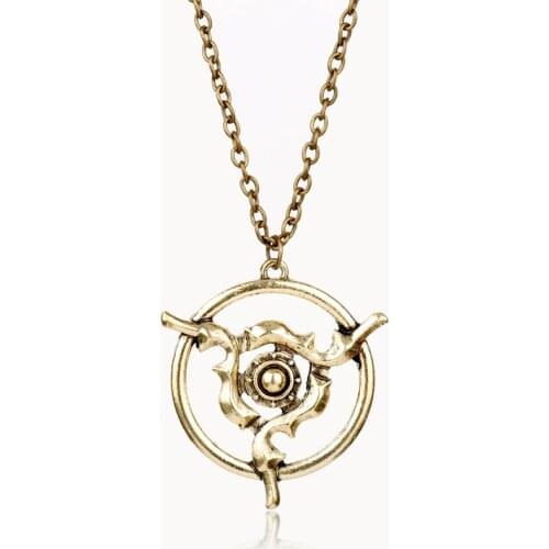 Dongsheng Game Skyrim Elder Scrolls Dragon Pendants The Elder Scrolls V Vintage Necklace For Men/women Jewelry -30