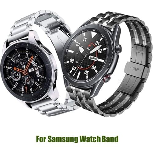 20mm22mm Metal Straps for Samsung galaxy watch 42 46mm Wristband Stainless steel Bracelet for Samsung galaxy watch Active 2 3
