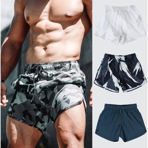 2021 Summer Men New Style Breathable Quick Dry Jogger Motion pants Beach Shorts Male Gyms Fitness Fashion loose outdoors shorts
