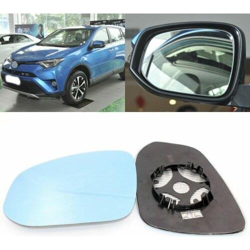 Blue mirror For Toyota RAV4 2009-2016 Side View Door Mirror Blue Glass With Base Heated turn single lamp