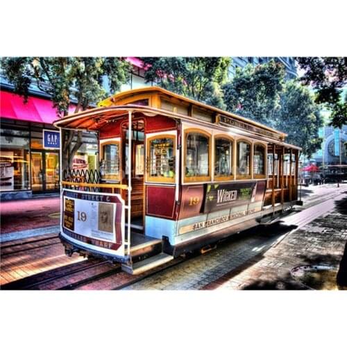 YIKEE diamond painting vehicle，cross stitch diamond,diamond mosaic paintings Y1227