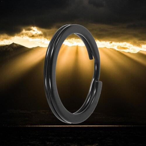 1/5/10 Pcs Keys Chains Key Rings Black Key Ring Iron Ring Camping Carabiner Home Accessories Outdoor Car Pendant Carabiner U5U1