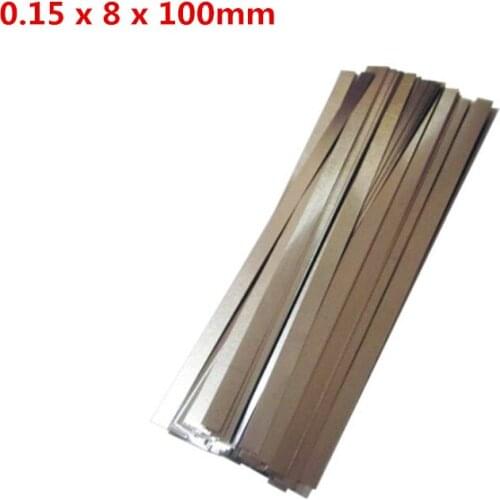 1kg 0.15*8*100mm Nickel Plate Strap Strip Sheets for Battery spot welding machine